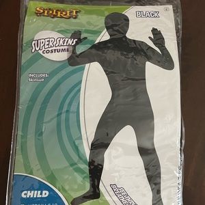 Spirit Halloween Kids XL super skin- black